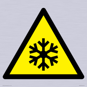 W010 Warning: Low temperature/freezing conditions